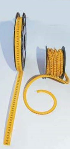 Abraçadeiras para identificação de cabos em plástico